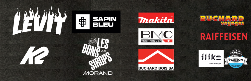 bannière des sponsors de la Jib night